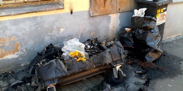 Další kontejner hořel dnes v noci