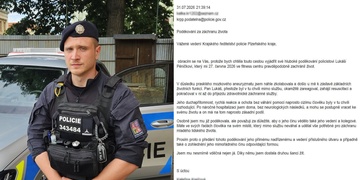 Policista ve fitness centru zachránil život ženy