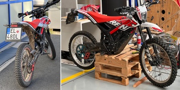 Pomozte prosím při pátrání po unikátním motocyklu odcizeném před budovou Fakulty elektrotechnické ZČU v Plzni