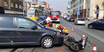 Nehoda na Chodském náměstí - viděli jste ji?