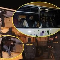 Policisté na D5 zadrželi dva kamiony s poschovávanými migranty
