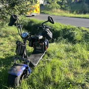 S dvěma a půl promile skončil s elektrokoloběžkou v příkopu