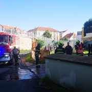 Hasiči zasahují v Plzni na Roudné