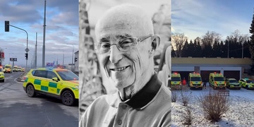 "Sbohem doktore!" záchranáři se dnes rozloučili se skutečným veteránem záchranné služby