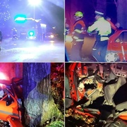 Velmi vážná nehoda, o život řidiče stále ještě bojují lékaři