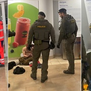 Agresivní narkomané napadli strážného nákupního centra