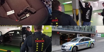 Recidivistu dopadla dětská pojistka a pohotový strážný