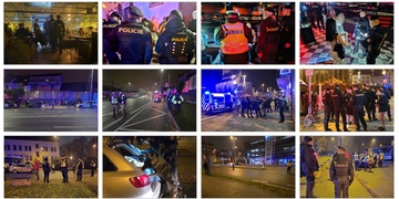 Plzní se prohnala obří policejní razie, zkontrolováno bylo 1345 osob a 164 vozidel