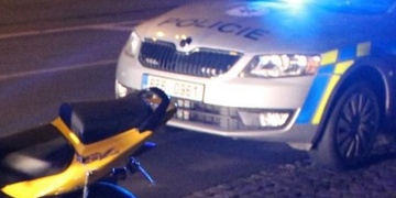 Motal se tak, že k motocyklu sotva došel