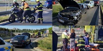 Vážná dopravní nehoda u Rondelu v Plzni