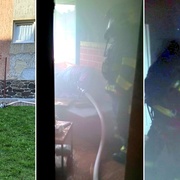 Pohotový soused vykopl dveře bytu a zachránil dva psy