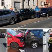 Řetězová dopravní nehoda se zajímavou zápletkou