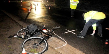 Noční pouť zcela ožralého cyklisty zaměstnala spoustu lidí
