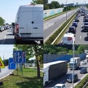 Kolaps dopravy u Makra a na příjezdu do Plzně od Sulkova