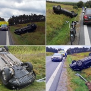 Vyhýbala se Babettě a s autem skončila na střeše
