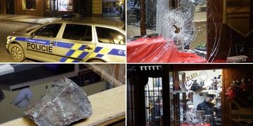 Vloupání do zlatnictví v Plzni