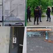 Opilý agresor za ženou šplhal po okapu