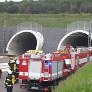 Hasiči opět uzavřeli Ejpovický tunel