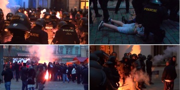 Bitky v centru Plzně - již 10 zadržených