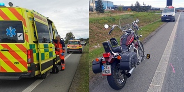 Nehoda na výpadovce z Plzně na Karlovy Vary