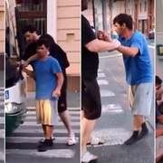 Muž zřejmě prožil něžný románek s trolejbusem