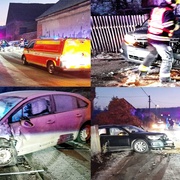 Řidička přejela do protisměru a střetla se s protijedoucím vozem