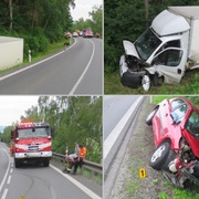 Dnešní čelní střet u Plas