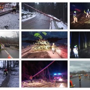 Opravdu perná noc hasičů, mají za sebou více než sto výjezdů