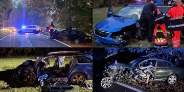 Vážná nehoda - na místě přistával vrtulník leteckých záchranářů