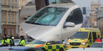 Řidička srazila čtyřiadevadesátiletou stařenku