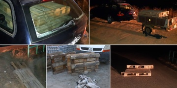 Palety pršely a Koterov zažil policejní pronásledování jako z grotesky