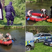 Lidské tělo bylo zaklesnuto v řece pod kořeny stromu