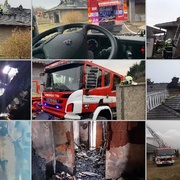 Z fotek vyhořelého domu mrazí v zádech
