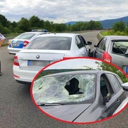 Zběsilá honička po dálnici, policisté i stříleli