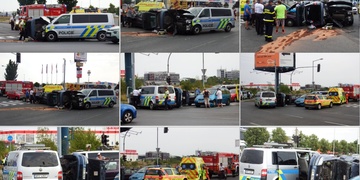 Hromadná nehoda u Tesco Bory