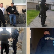 Když viděl policisty, nůž zahodil a začal utíkat oknem