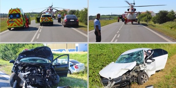 Čelní střet uzavřel hlavní tah z Plzně na Karlovy Vary