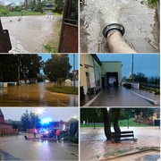 Západní Čechy zasáhly silné bouře, voda na mnoha místech vytopila domy a sklepy
