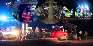 Jednadvacetiletý řidič uhořel a další lidé skončili vážně zranění