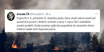 Armáda potvrdila dnešní smrt praporčíka V. K.