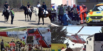 Kůň se převalil přes malou jezdkyni