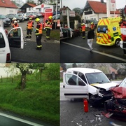 Čelní střet vozů