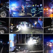 Čtyři těžce zraněné vyprošťovali, se dvěma odlétal vrtulník LZS