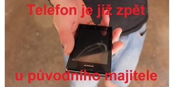 Ukradený telefon je zpět u majitele! Je jím desetiletý chlapec.
