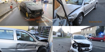 Dvě auta během dvanácti hodin narazila do domů