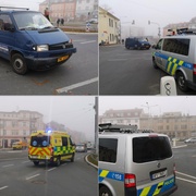 Nehoda sanitky převážející pacienta
