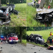 Velmi vážná nehoda, na místě přistává vrtulník