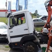 Zapomněl na "ruku" pod viaduktem i nehoda s vůní kyselého zelí