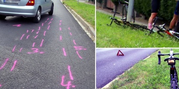 Starší řidička "vychovávala" skupinku cyklistů