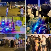 Rvačky na festivalu romské kultury v centru Plzně